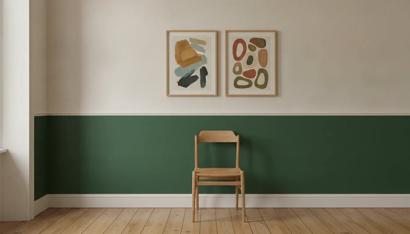 Cimaise pour mur : moulure d'appui ou rail à tableaux