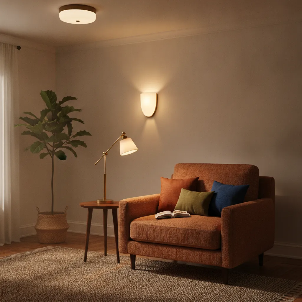 Éclairer une pièce sombre : lumens, température, couches