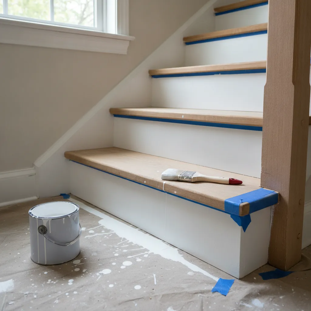 Peindre un escalier en bois : la préparation qui décide de tout